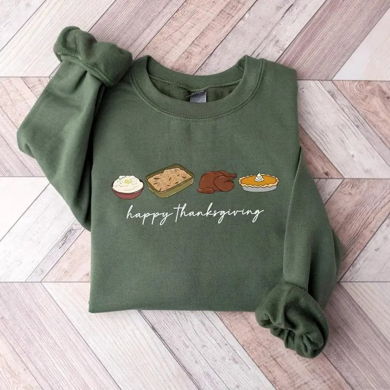 Retro Thanksgiving Sweater, Inspired Fall Crewneck, Fall Shirt, Pumpkin Pie Sweatshirt, Thanksgiving Shirt Women, Fall...