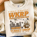 Retro Thanksgiving Turkey Drop Sweatshirt, Thanksgiving Day Cincinnati Shirts Hoodie | RetroVerseTees.com