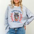 Retro Trummp Garbage Man Sweatshirt, Garbage Crew Trummp 2024 Crewneck, Trummp Santa Sweater, Stay Trashy Long Sleeve...