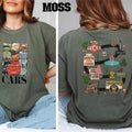 Retro Two Side McQueen Cars Shirt, Cars Movie T-Shirt, Lightning McQueen Shirt, Piston Cup Champion Shirt, Lightning...