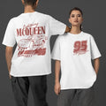 Retro Two Sided Lightning McQueeneee Shirt, Lightning McQueeneee Number Back, Piston Cup Tee,Cars Land Shirt,Cars Shirt...