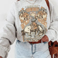 Retro Western Crewneck Sweatshirt, Trendy Western Graphic Sweatshirt, Top, Pullover Perfect Gift T-Shirts, Hoodie