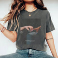Retro Wicked Shirt, Holding Space Ariana Cynthia Finger Hold Defying Gravity Meme Wicked Movie Gift Broadway Shirt,...