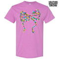 Ribbon Ditzy Floral Gildan Short Sleeve T-Shirt 'NLB' Hoodie, Sweatshirt | RetroVerseTees.com