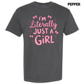 Ribbon Just A Girl Comfort Colors T-Shirt 'NLB' Hoodie, Sweatshirt | RetroVerseTees.com