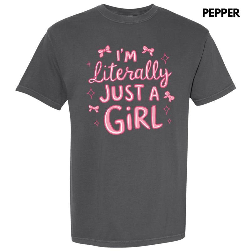Ribbon Just A Girl Comfort Colors T-Shirt 'NLB' Hoodie, Sweatshirt | RetroVerseTees.com
