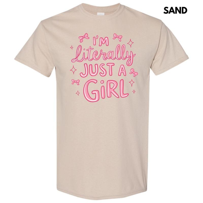 Ribbon Just A Girl Gildan Short Sleeve T-Shirt 'NLB' Hoodie, Sweatshirt | RetroVerseTees.com