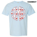 Ribbon USA Monogram Comfort Colors T-Shirt 'NLB' Hoodie, Sweatshirt | RetroVerseTees.com