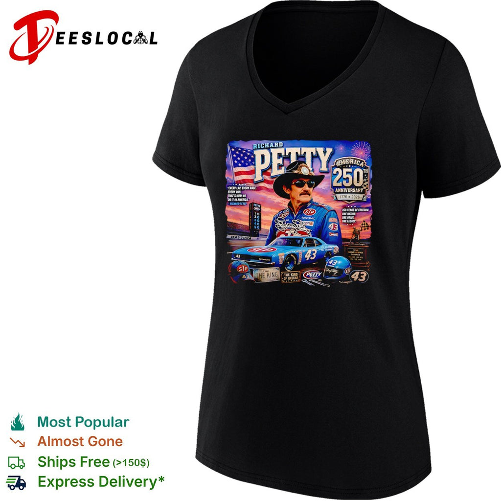 Richard Petty America 250th Anniversary NASCAR Signature shirt