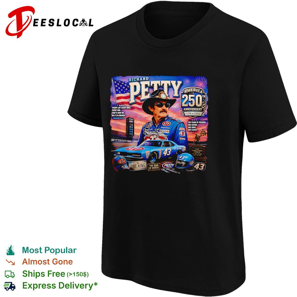 Richard Petty America 250th Anniversary NASCAR Signature shirt