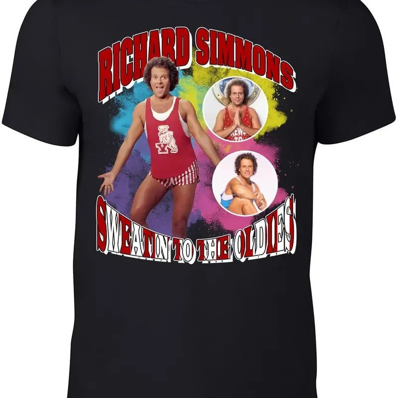 Richard Simmons Bootleg Style T-shirt Hoodie, Sweatshirt | RetroVerseTees.com