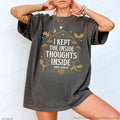 Ridoc Quest Squad Shirt, I Kept The Inside Thoughts Inside Shirt, Onyx Storm Fourth Wing Shirt For Fans, Rebecca Yarros...