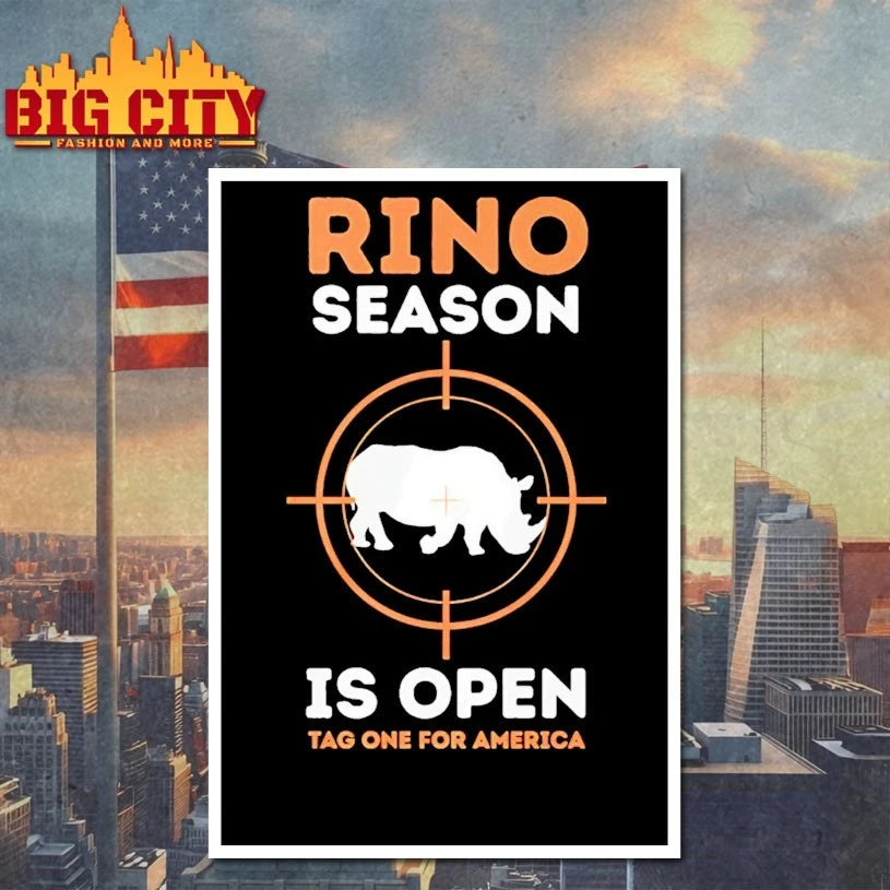 Rino Season Is Open Tag One For America shirt