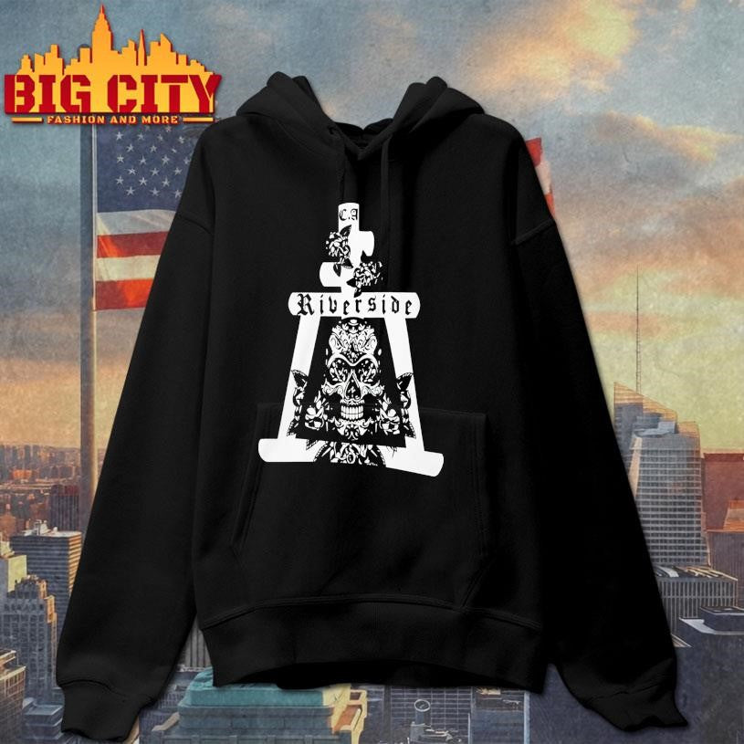 Riverside California Mission Bell Skull Shirt