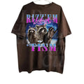 Rizz Em With The Tism Vintage Graphic Shirt, Retro 90s Funny Raccoon Graphic Shirt, Autism Awareness, Raccoon Meme Tee,...