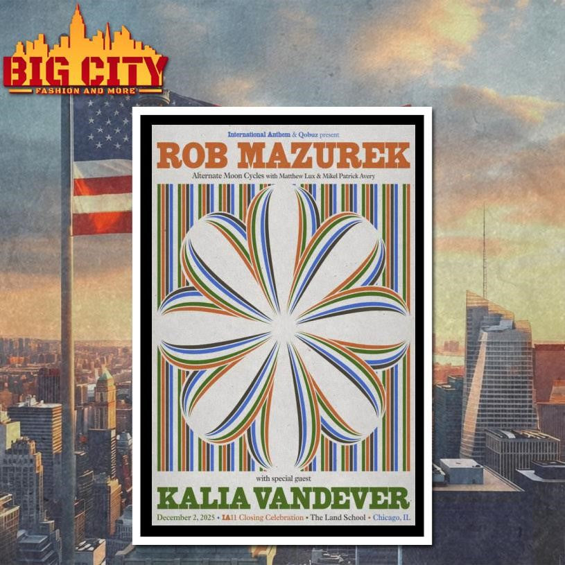 Rob Mazurek &amp; Kalia Vandever December 2, 2025 IA11 Closing Celebration. The Land School, Chicago, Il Poster Shirt