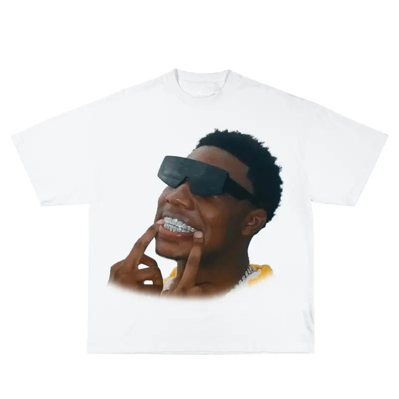 Rob49 Inspired Vintage Graphic T-shirt Heavy Cotton Tee Basketball 90 s Styled Shirt Hiphop Vibes Y2K Aesthetic Throwback...