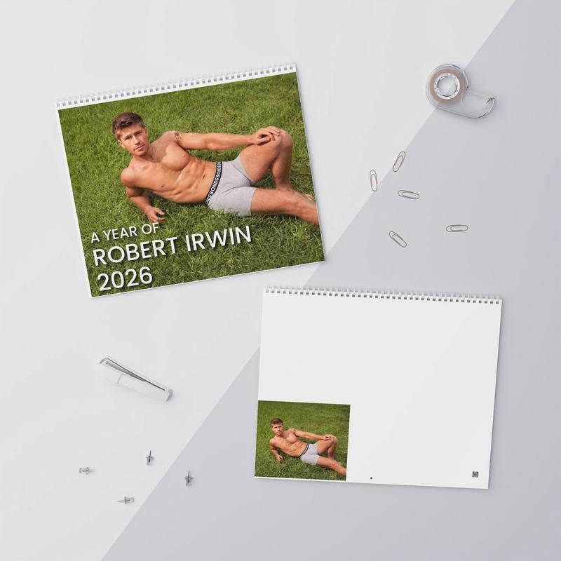 Robert Irwin 2026 Calendar Celebrity Wall Calendar Gift for Fan T-Shirts, Hoodie, Sweatshirt | RetroVerseTees.com
