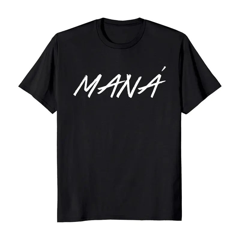 Rock En Español Mana Brushed Text Men's T-Shirt Casual Classic Hoodie, Sweatshirt | RetroVerseTees.com