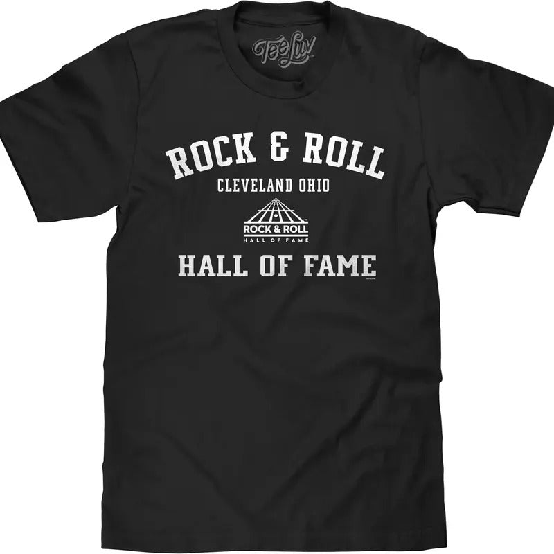 Rock and Roll Hall of Fame T-Shirt - Black Hoodie, Sweatshirt | RetroVerseTees.com