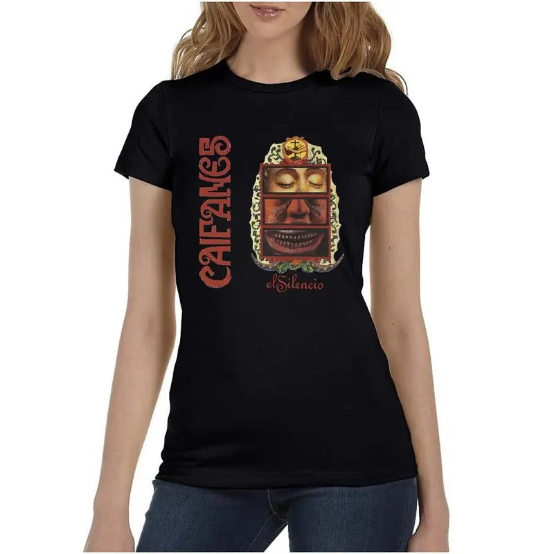 Rock en Español Caifanes El Silencio Women's T-Shirt Casual Comfort Hoodie, Sweatshirt | RetroVerseTees.com