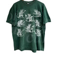 Rocker Rats Vintage 90s T-Shirt, Retro Rat Playing Rock Guitar Tshirt, Gothic Grunge Clothing, Horror Rat Playing Drums...