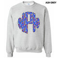 Rocket Pop Monogram Sweatshirt 'NLB' T-Shirts, Hoodie | RetroVerseTees.com