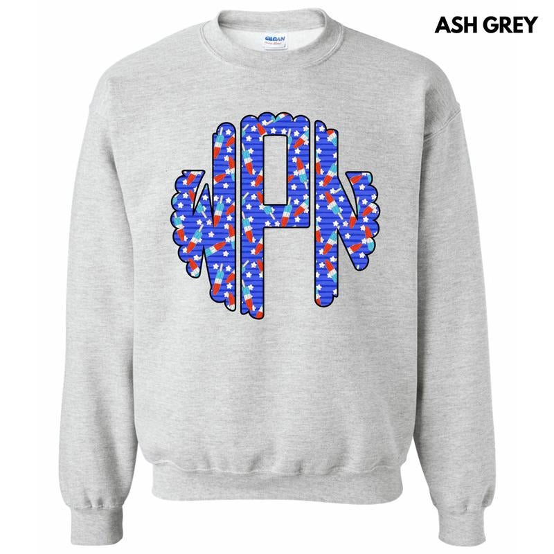 Rocket Pop Monogram Sweatshirt 'NLB' T-Shirts, Hoodie | RetroVerseTees.com