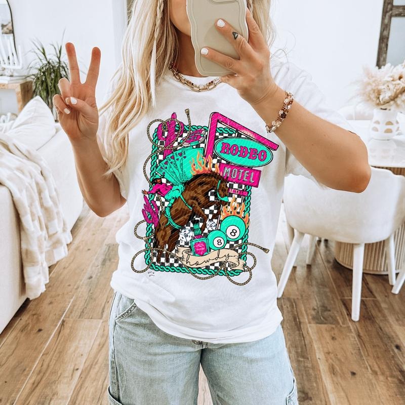 Rodeo Motel DTF Transfers - THIS IS NOT A SHIRT Hoodie, Sweatshirt | RetroVerseTees.com