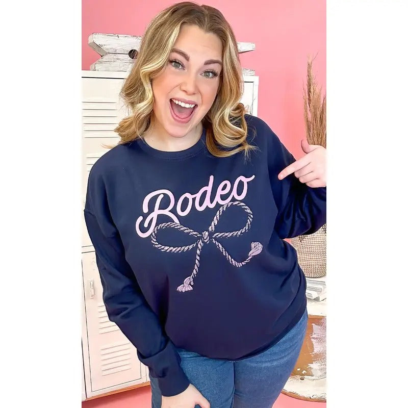 Rodeo Rope Bow Sweatshirt T-Shirts, Hoodie | RetroVerseTees.com