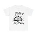 Rolling Fatties Cat TShirt, Funny Cat Graphic Shirt, Cat Lovers Gift Hoodie, Sweatshirt | RetroVerseTees.com