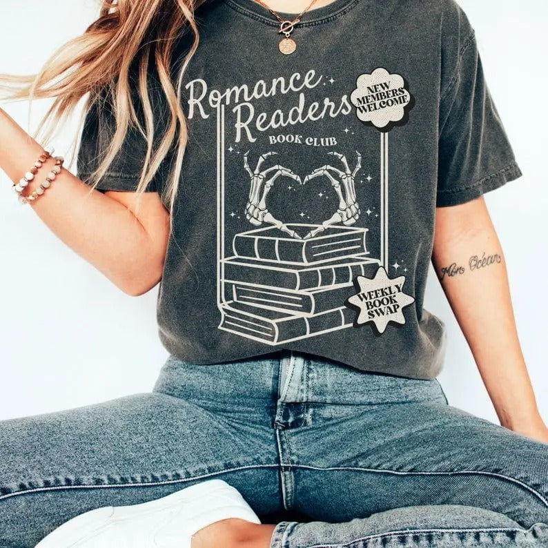 Romance Reader Book Club Shirt Bookish Merch Dark Romance Bookish Trope Smut Reader Shirt Bookish Crewneck Book Lover...