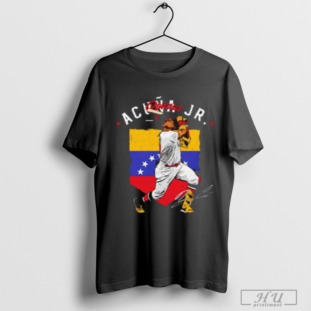 Ronald Acuna Jr Atlanta Country Flag T Shirt
