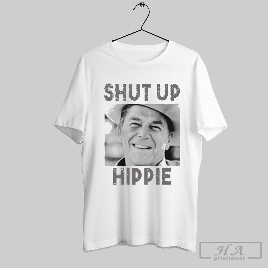 Ronald Reagan Shut Up Hippie