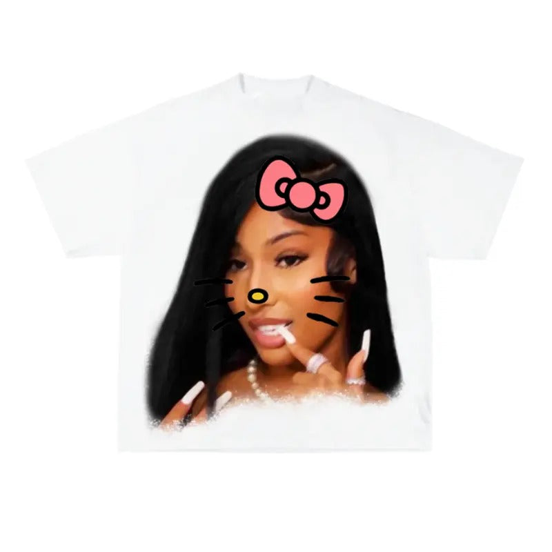 Rubi Kitty ICe Big Face T-shirt, Rap Hip Hop Tee Hoodie, Sweatshirt | RetroVerseTees.com