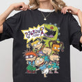 Rugrats Group Tshirt, Rugrats And Friends Shirt, Cartoon Series Tee, Family Vacation 2024 Shirt Cotton Top Hoodie, Sweatshirt