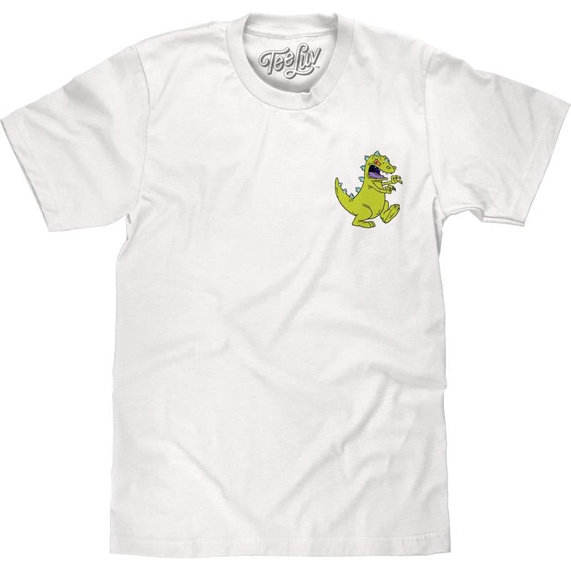 Rugrats Reptar Front and Back Print T-Shirt - White Hoodie, Sweatshirt | RetroVerseTees.com