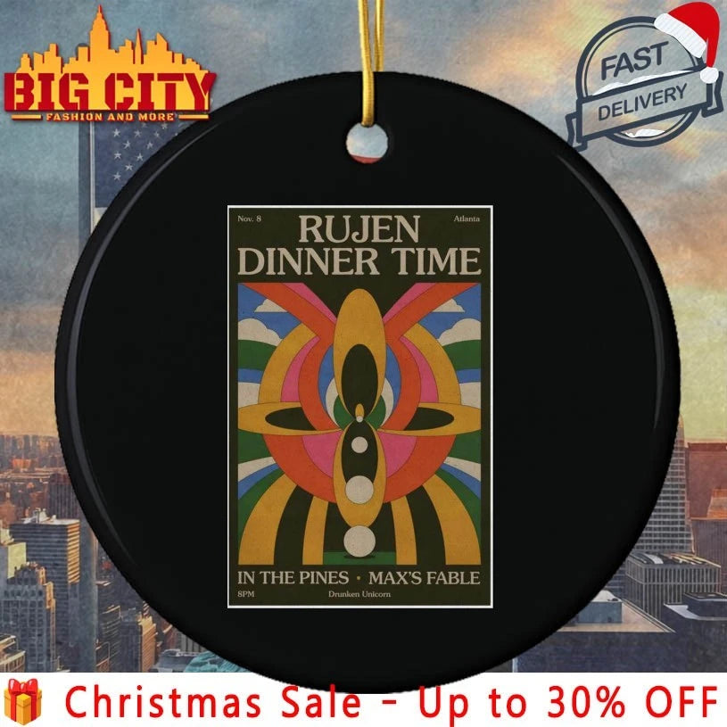 Rujen Dinner Time Atlanta Poster shirt