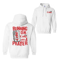 Running On Diet Coke And A Prayer 2 Sided T-Shirt Sweatshirt Hoodie, For Men And Women, Trendy Shirt | RetroVerseTees.com
