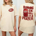 Running on Dr. Pepper and a Prayer T-shirt, Dr Pepper T-shirt Hoodie, Sweatshirt | RetroVerseTees.com