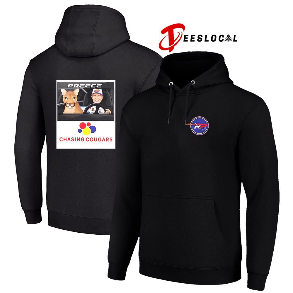 Ryan Preece chasing cougars signature shirt