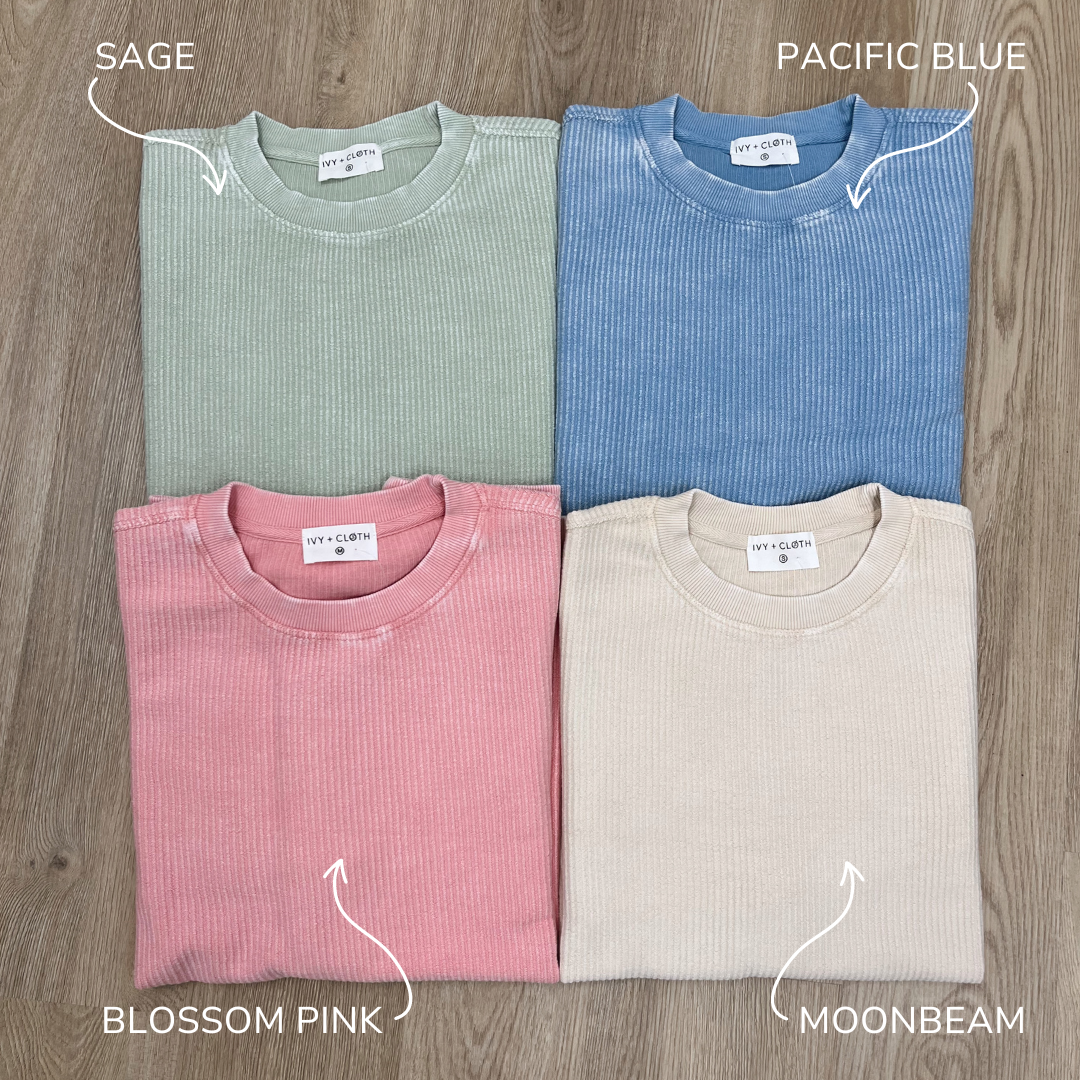 Moonbeam Oversized Corded Crew T-Shirts, Hoodie, Sweatshirt | RetroVerseTees.com (Image 3)