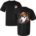[SALE UP TO 45%] Cool Ghost Halloween with Pumpkin & Coffee T-Shirt | Spooky Season Fall Graphic Tee for Men Women...
