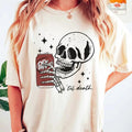 [SALE UP TO 45%] Funny Skull Drinks Dr.Pepper Til Death T-shirt, Trendy Spooky Season Shirt, Breath Cotton Casual Unisex...