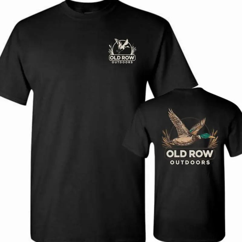 [SALE UP TO 45%] Limited Old Row Outdoors Hunting Duck Tee, Trending Old Row Unisex Cotton 2 sides T-shirt, Gift for Dad,...