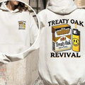 [SALE UP TO 45%] Treaty Oak Revival Funny 2 sides Hoodie, Treaty Oak Shirt for Dad, Mom Womenswear Sweatshirt