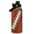 SANDJEST Spiky hair fighters Water Bottle - 32oz Insulated Stainless Steel Sports Bottles - Gifts for Men Spiky hair...