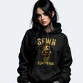 SEWN FOR SUFFERING VOODOO DOLL RAGDOLL Halloween Grunge Skulls Cotton Crewneck Sweatshirt Hoodie Casual All Seasons...