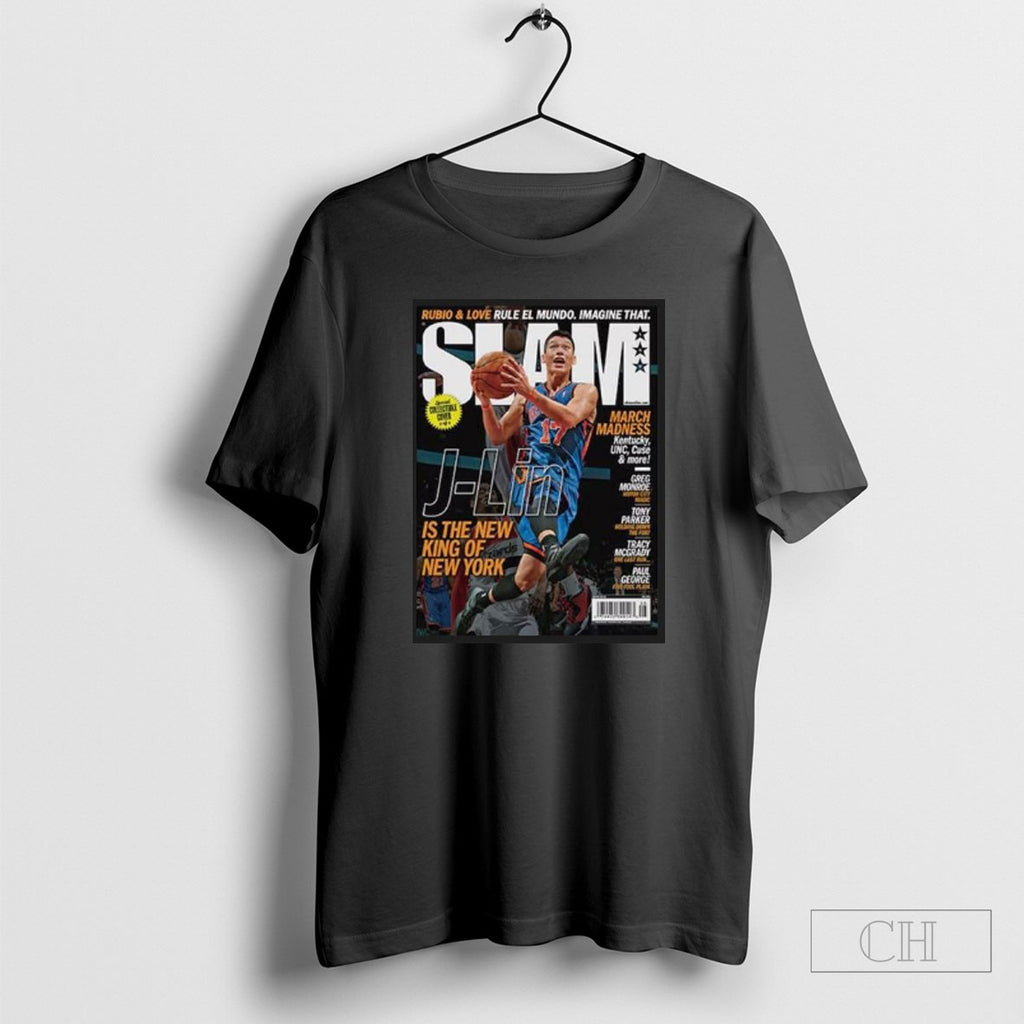Slam Jeremy Lin Is The New King Of New York T Shirt Tee