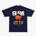 SLAM Syracuse Mascot Cover Tee Classic Cotton Short Sleeve Crew Neck Graphic T-Shirt Hoodie, Sweatshirt | RetroVerseTees.com